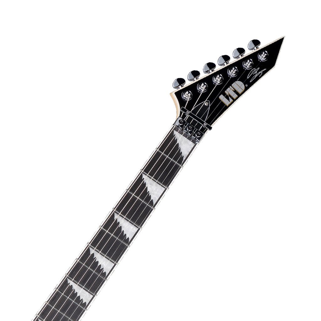 ESP LTD Alexi Laiho Signature Sawtooth SE 20th Anniversary Electric Guitar - Black w/White Pinstripes Electric Guitars Sky Music
