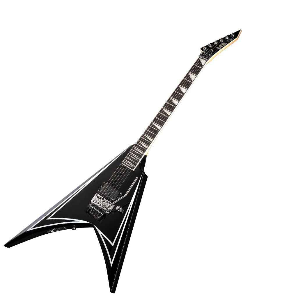 ESP LTD Alexi Laiho Signature Sawtooth SE 20th Anniversary Electric Guitar - Black w/White Pinstripes Electric Guitars Sky Music