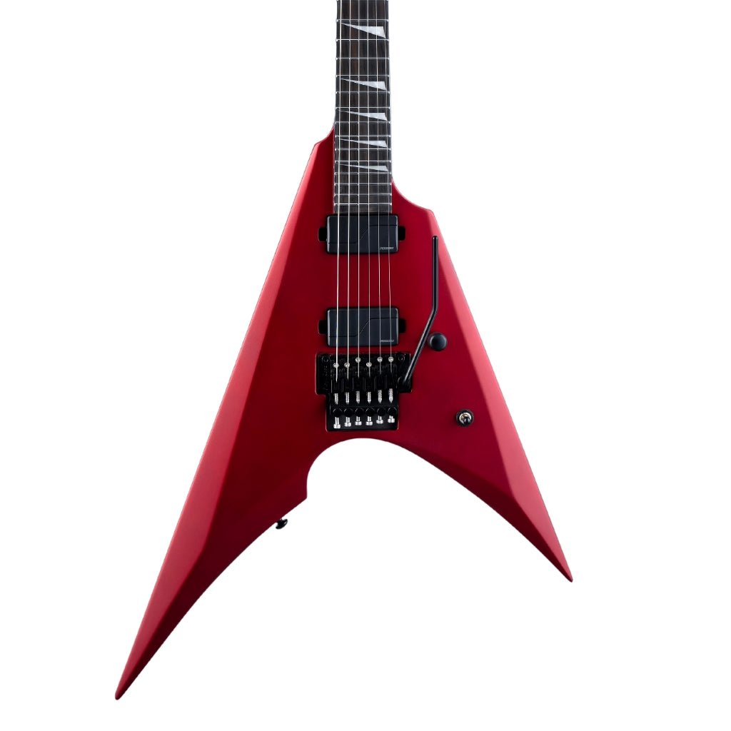 ESP LTD Arrow-1000 Fishman Pickups Electric Guitar - Candy Apple Red Satin Electric Guitars Sky Music