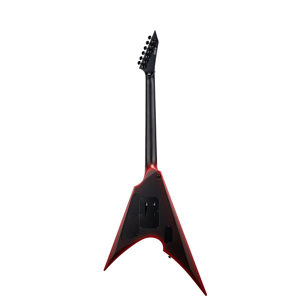 ESP LTD Arrow Black Metal Electric Guitar - Black Red Burst Satin Electric Guitars Sky Music