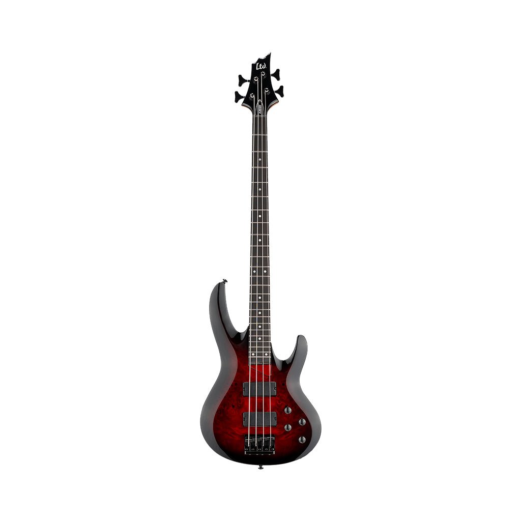 ESP LTD B-204DX Bass Guitar - Red Burst Bass Guitars Sky Music