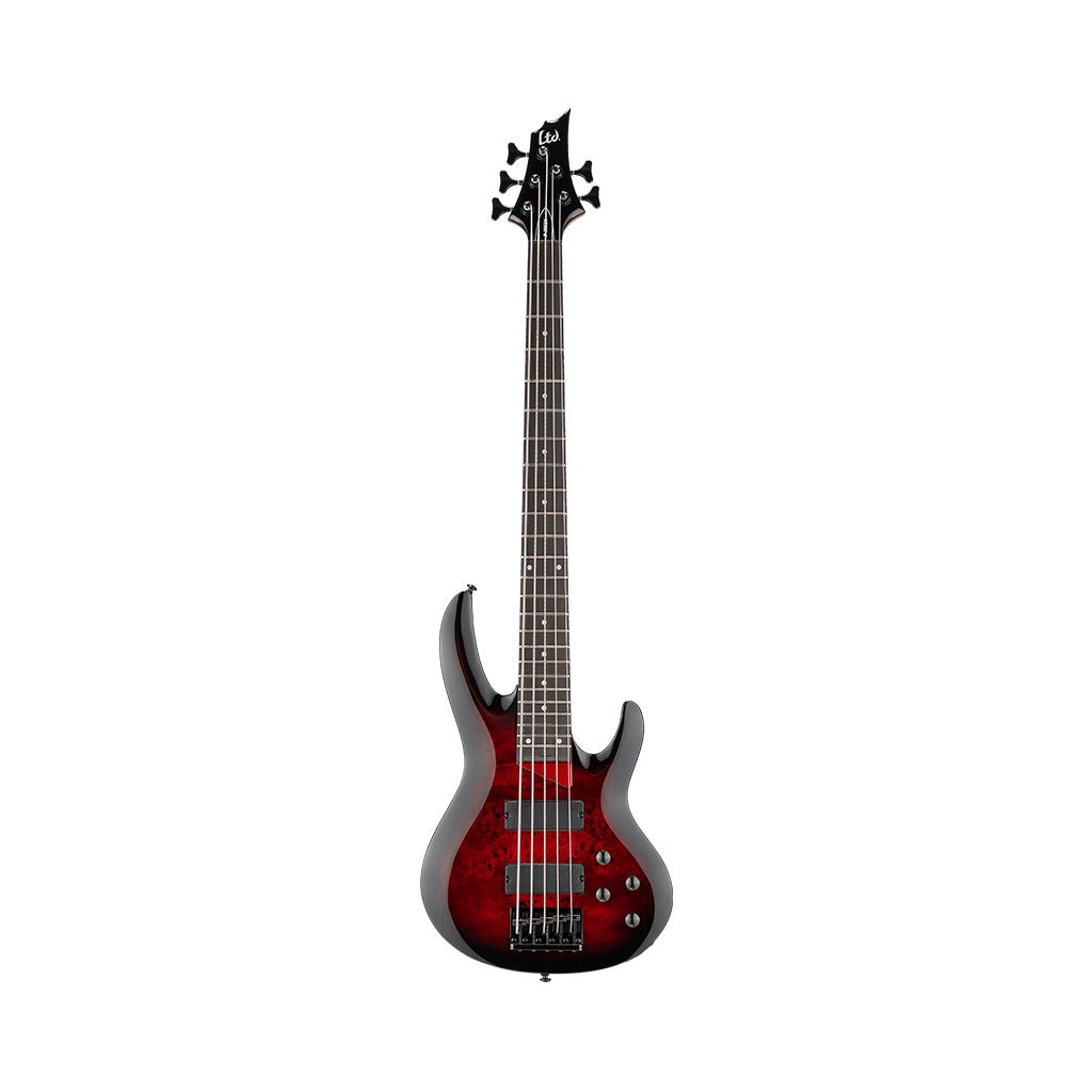 ESP LTD B-205DX 5-String Bass Guitar - Red Burst Bass Guitars Sky Music