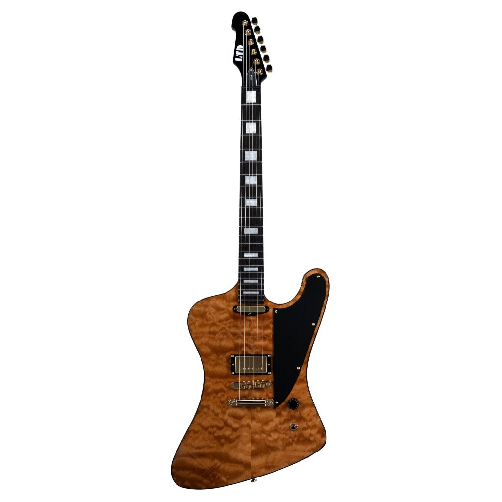 ESP LTD Caleb Shomo CS-II Quilted Maple Top Electric Guitar - Vintage Natural Electric Guitars Sky Music