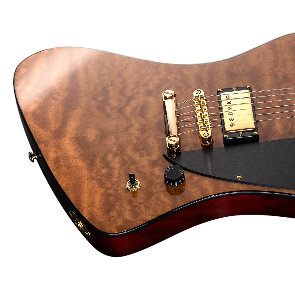 ESP LTD Caleb Shomo CS-II Quilted Maple Top Electric Guitar - Vintage Natural Electric Guitars Sky Music