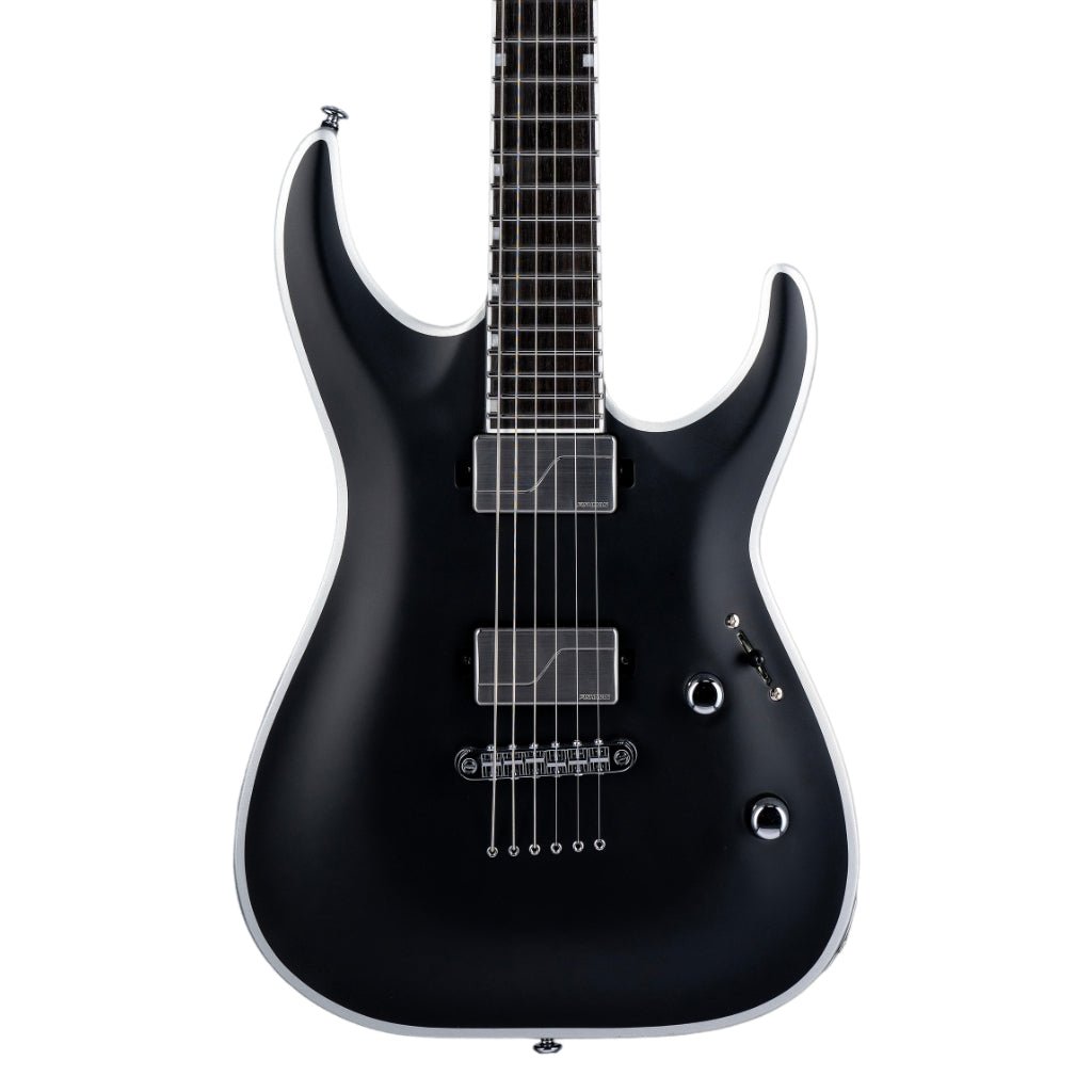 ESP LTD Deluxe MH-1000NT Bold Binding Electric Guitar - Black Satin Electric Guitars Sky Music