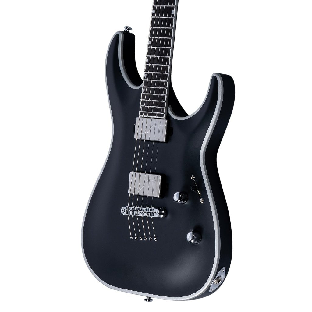 ESP LTD Deluxe MH-1000NT Bold Binding Electric Guitar - Black Satin Electric Guitars Sky Music