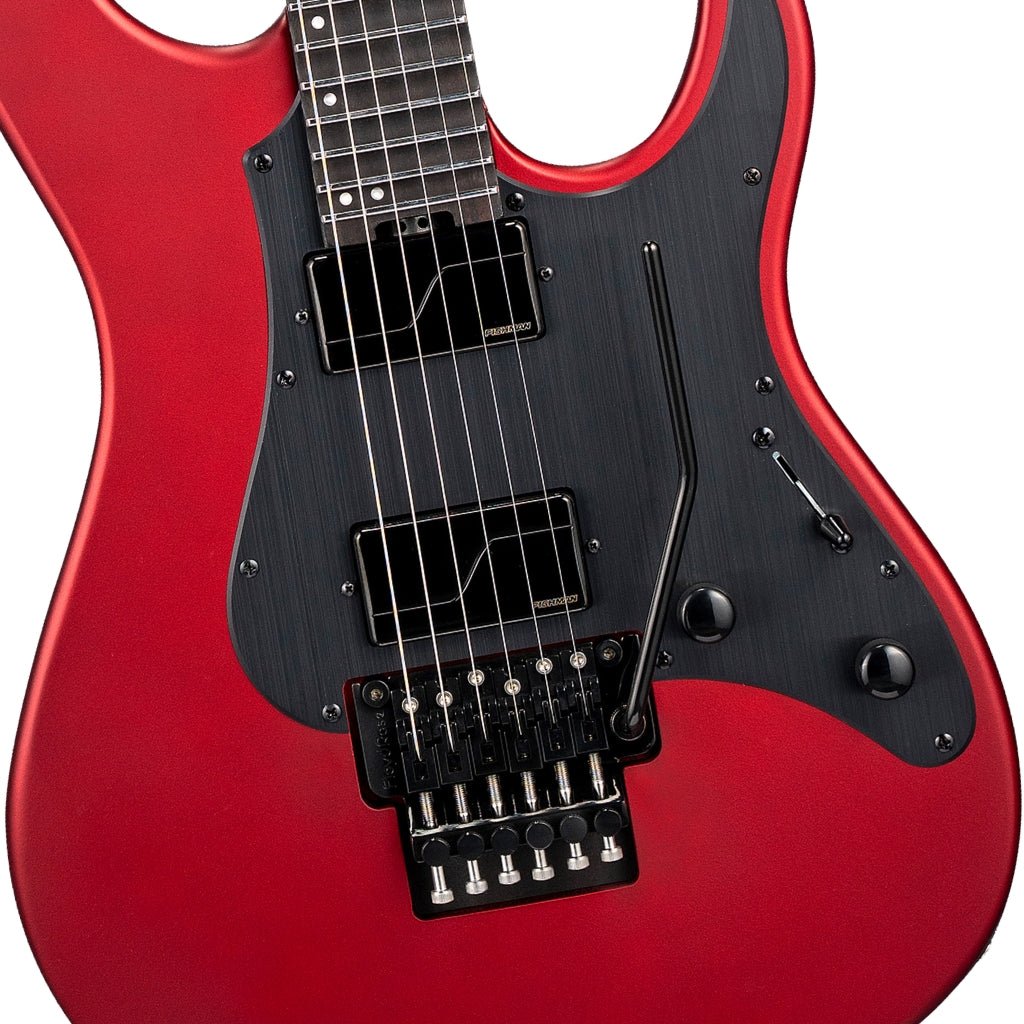 ESP LTD Deluxe SN-1000 FR Electric Guitar - Candy Apple Red Satin Electric Guitars Sky Music