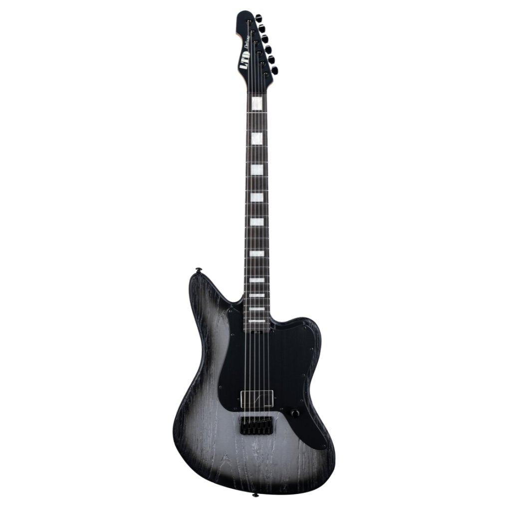 ESP LTD Deluxe XJ-1 Baritone HT Electric Guitar - Silver Blast Electric Guitars Sky Music