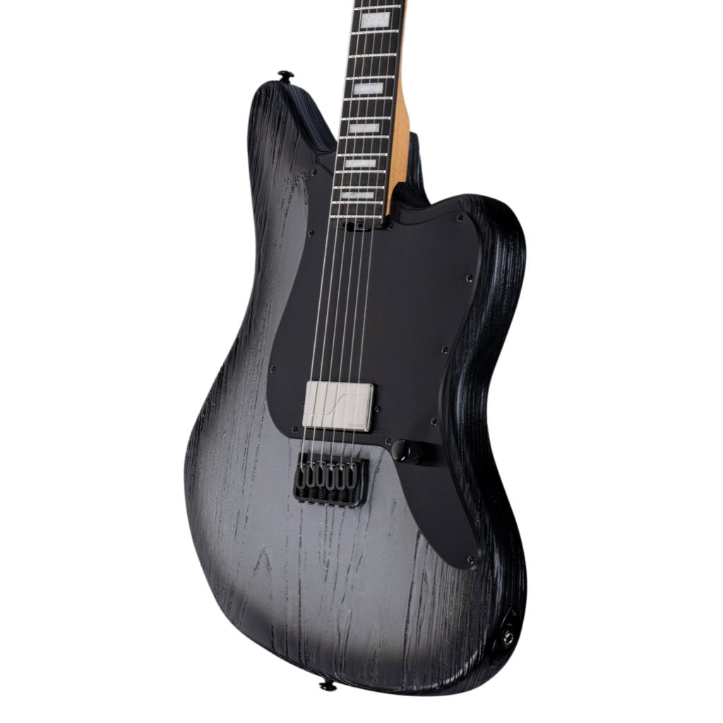 ESP LTD Deluxe XJ-1 Baritone HT Electric Guitar - Silver Blast Electric Guitars Sky Music