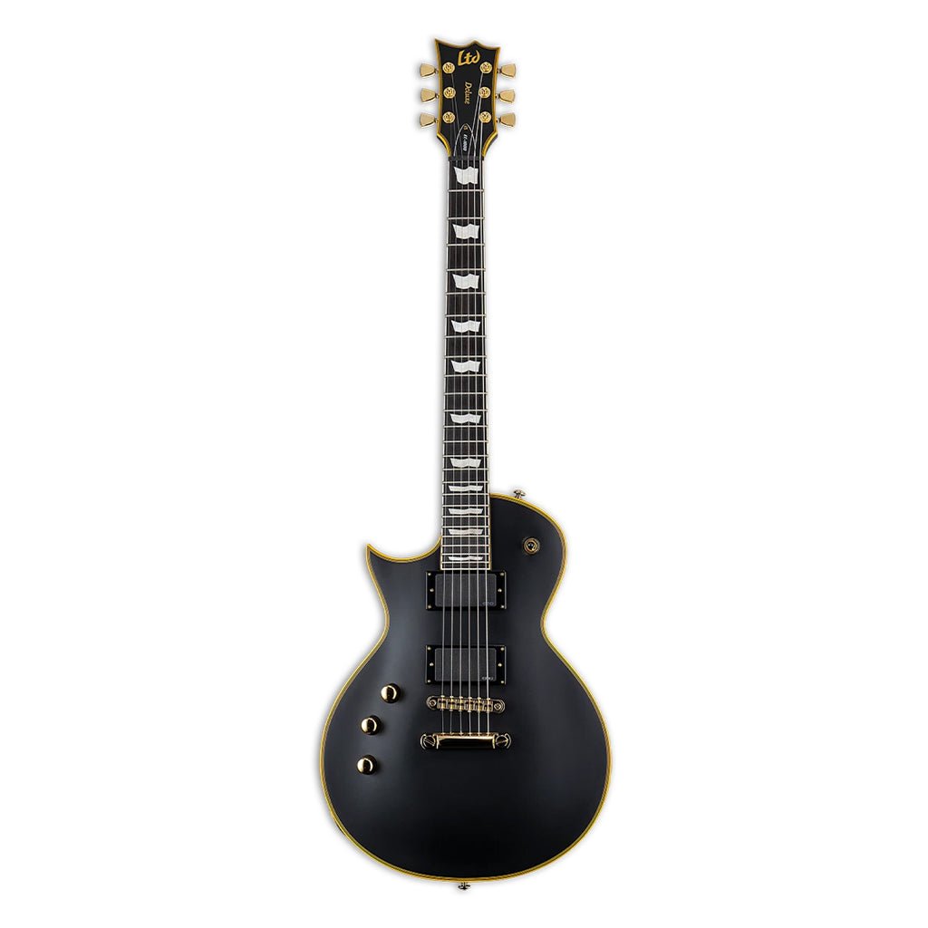 ESP LTD EC-1000 Deluxe Left Handed Electric Guitar - Vintage Black Electric Guitars Sky Music