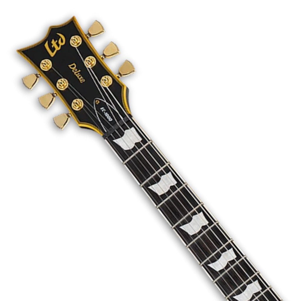 ESP LTD EC-1000 Deluxe Left Handed Electric Guitar - Vintage Black Electric Guitars Sky Music