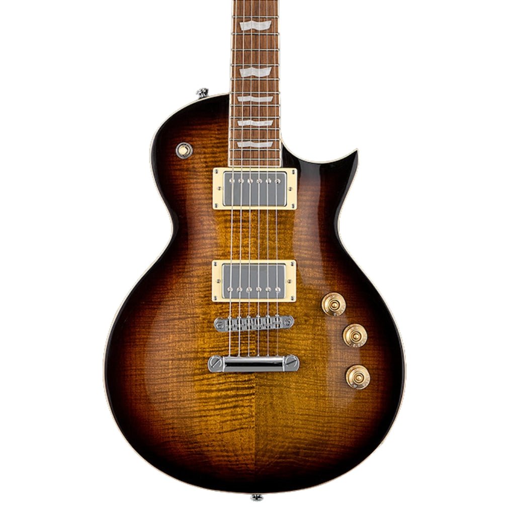 ESP LTD EC-256FM Electric Guitar - Dark Brown Sunburst Electric Guitars Sky Music