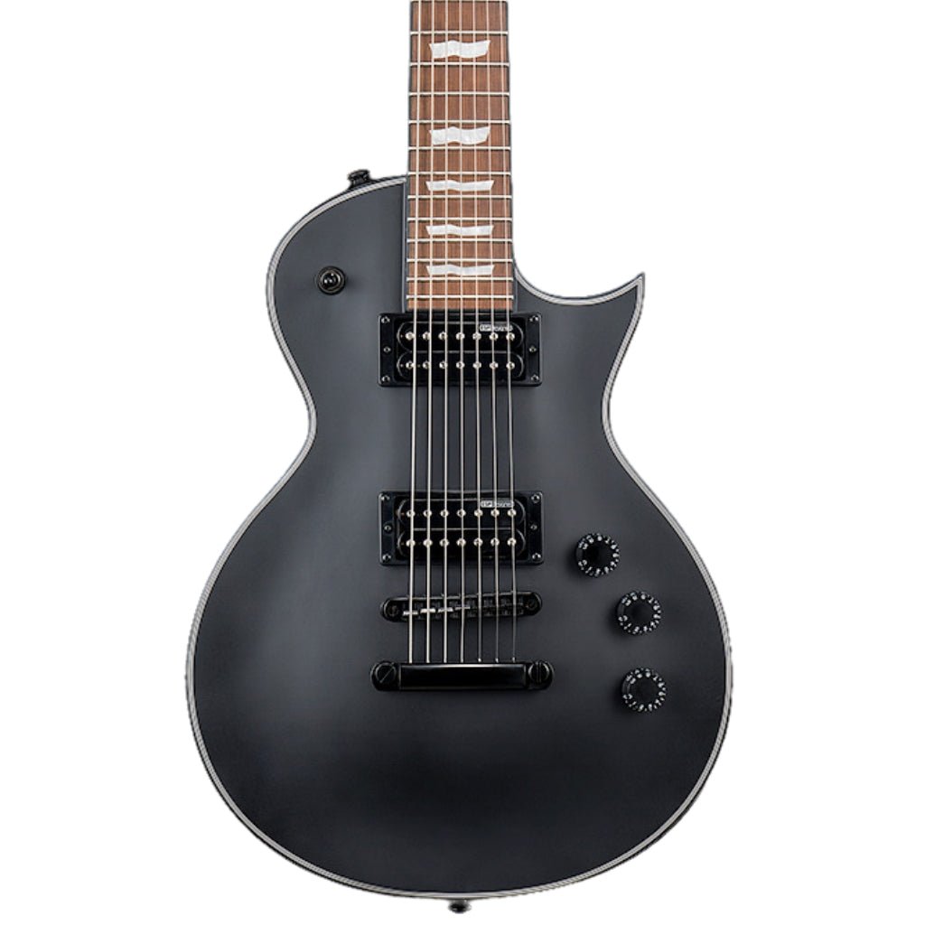 ESP LTD EC-257 7-String Electric Guitar - Black Satin Electric Guitars Sky Music