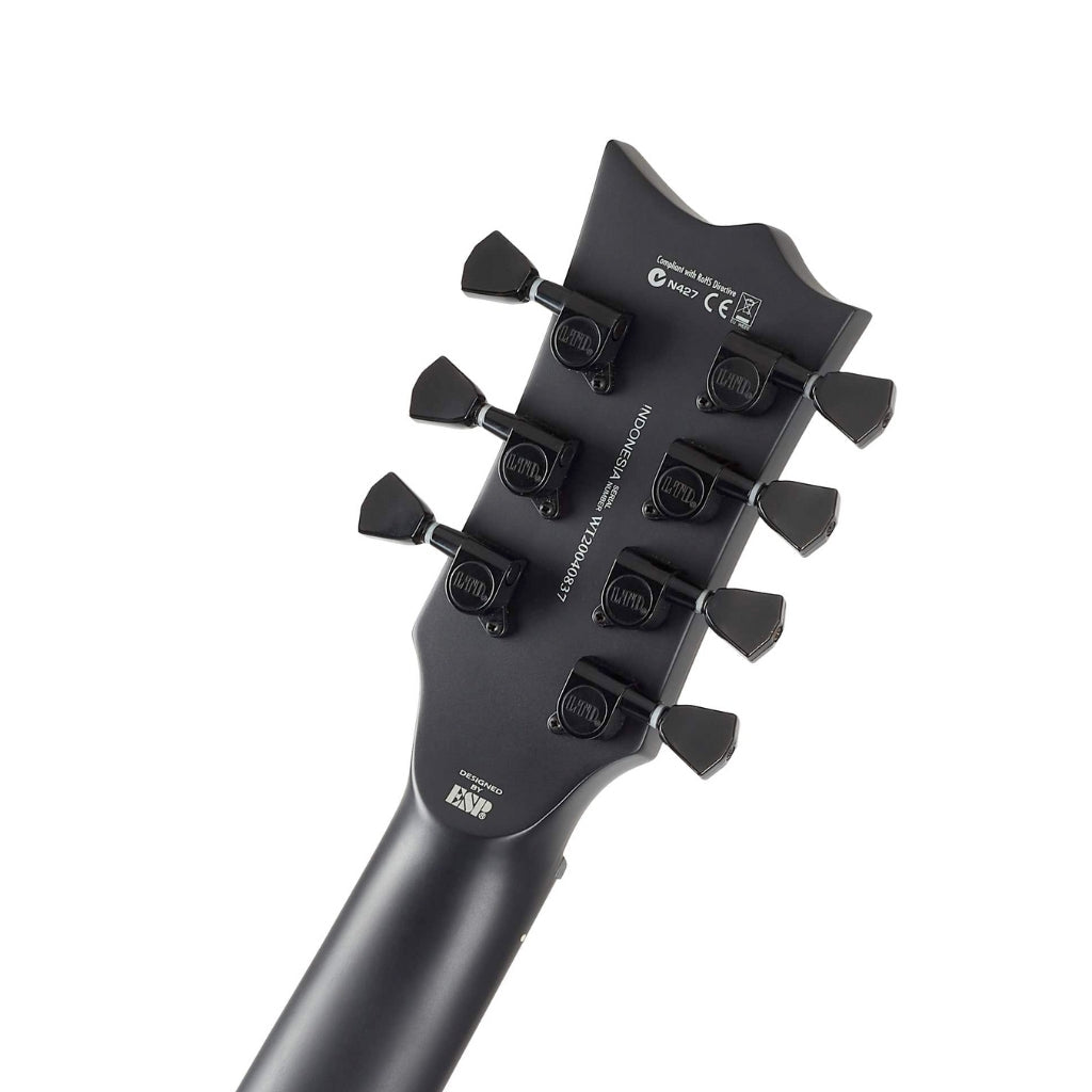 ESP LTD EC-257 7-String Electric Guitar - Black Satin Electric Guitars Sky Music