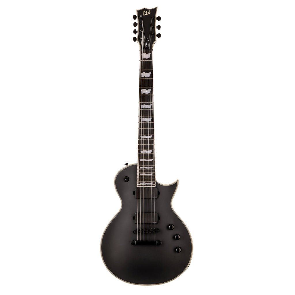 ESP LTD EC-407 7-String Electric Guitar - Black Satin Electric Guitars Sky Music