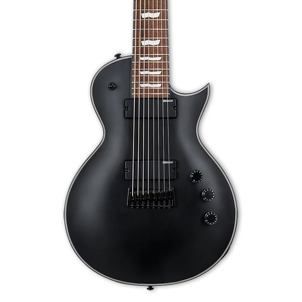 ESP LTD EC258 Eclipse 8 String in Black Satin Electric Guitars Sky Music