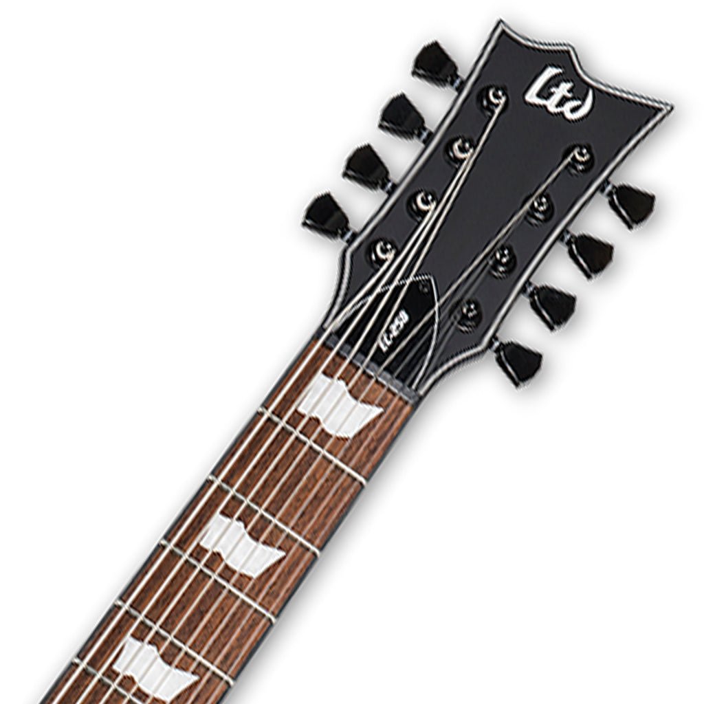 ESP LTD EC258 Eclipse 8 String in Black Satin Electric Guitars Sky Music