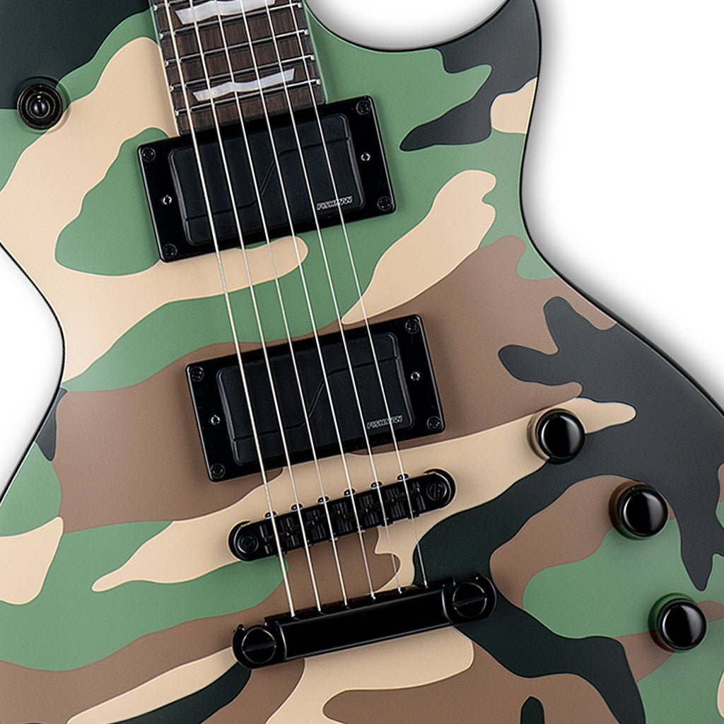 ESP LTD Eclipse 1000 Woodland Camo Satin Electric Guitars Sky Music