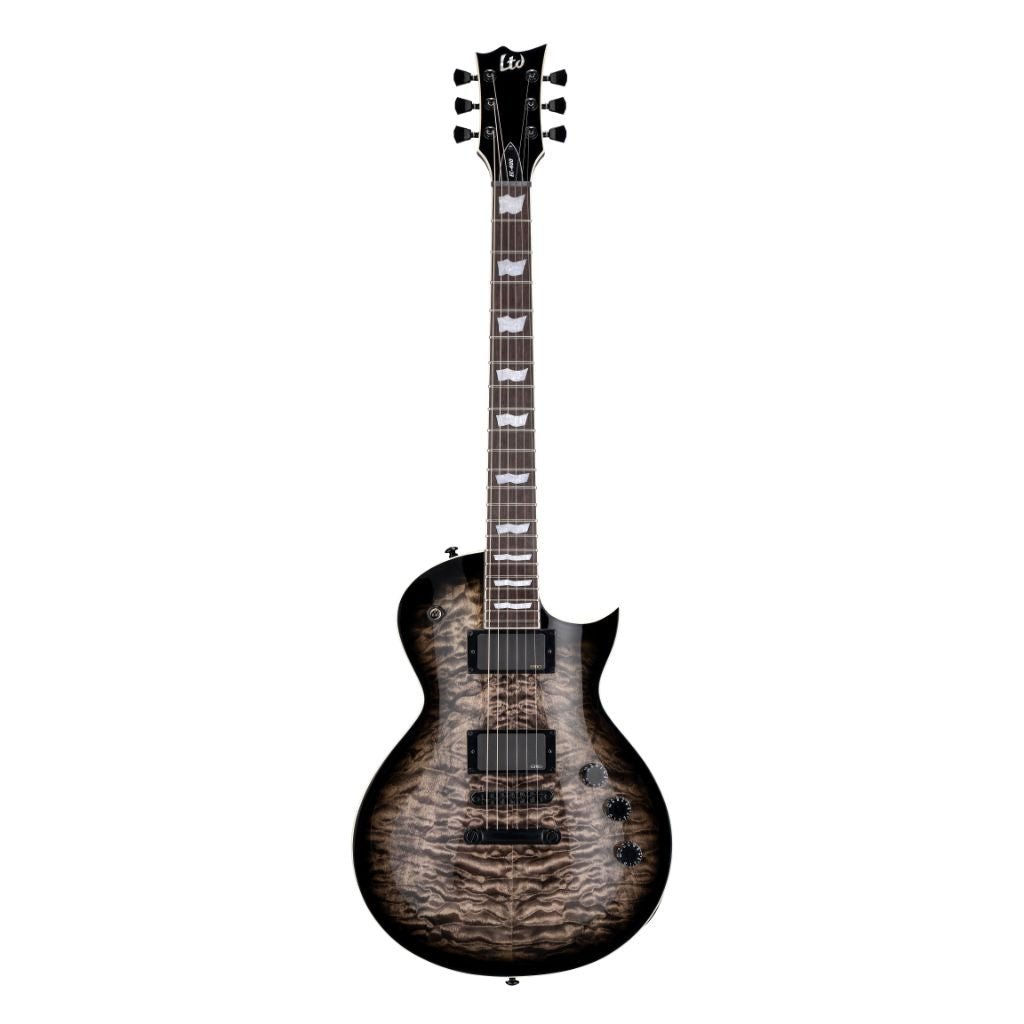 ESP LTD Eclipse EC-400 Quilted Maple Electric Guitar - See Thru Black Sunburst Electric Guitars Sky Music