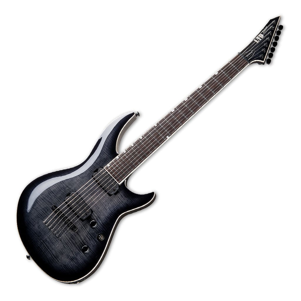 ESP LTD H3-1007 Baritone Electric Guitar - See-Thru Black Sunburst Electric Guitars Sky Music
