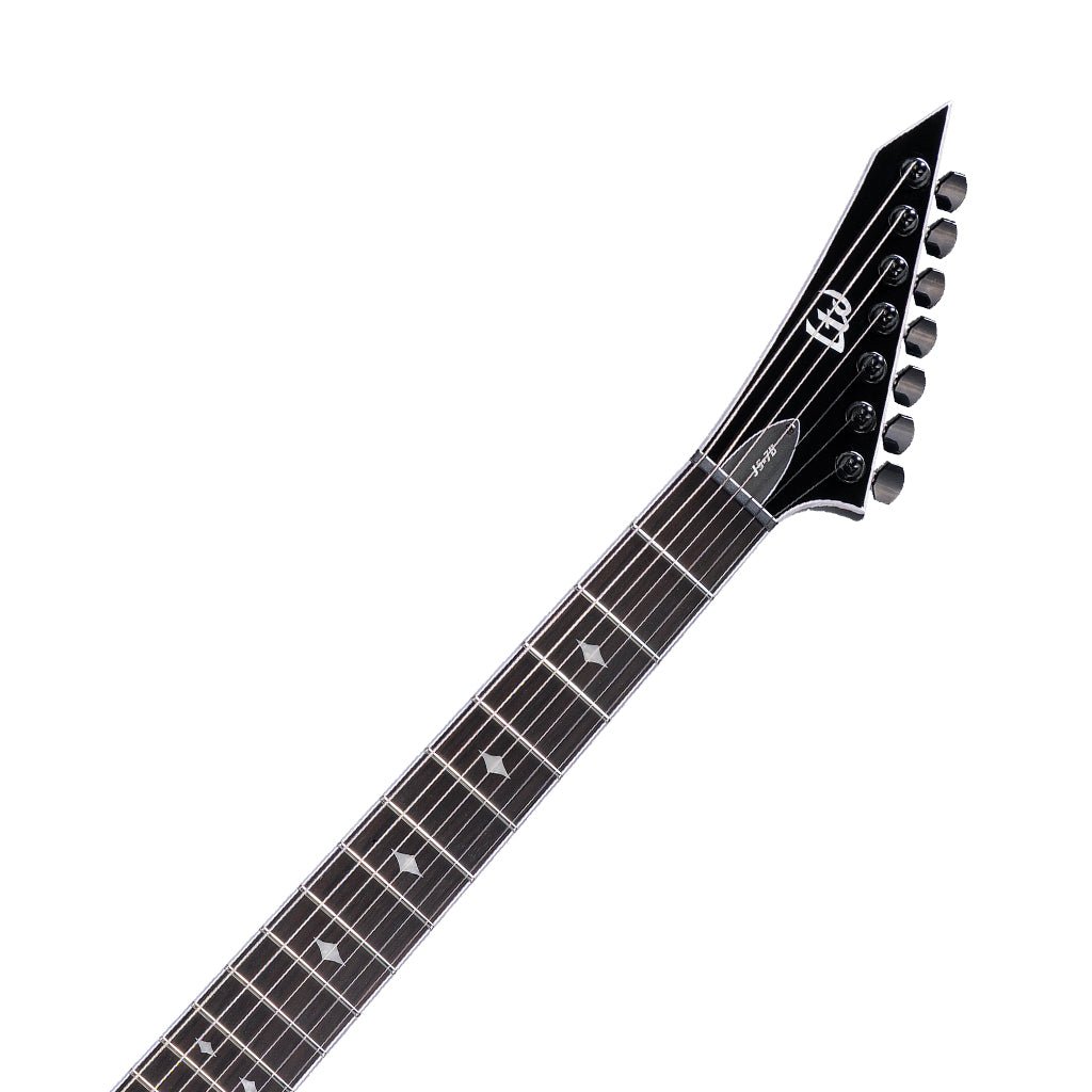 ESP LTD Jack Simmons 7-String Baritone Electric Guitar - Black Electric Guitars Sky Music