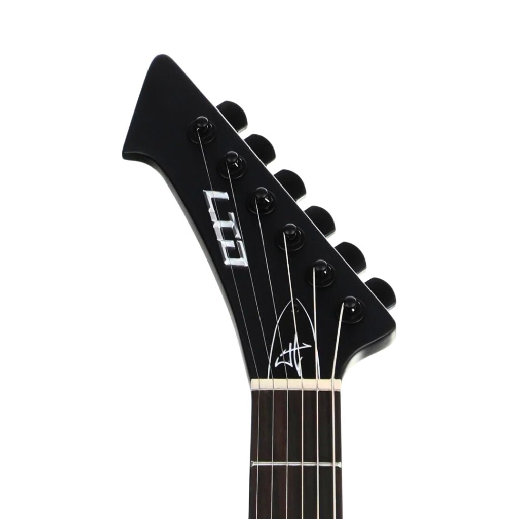 ESP LTD James Hetfield Snakebyte Left Hand Electric Guitar - Black Electric Guitars Sky Music
