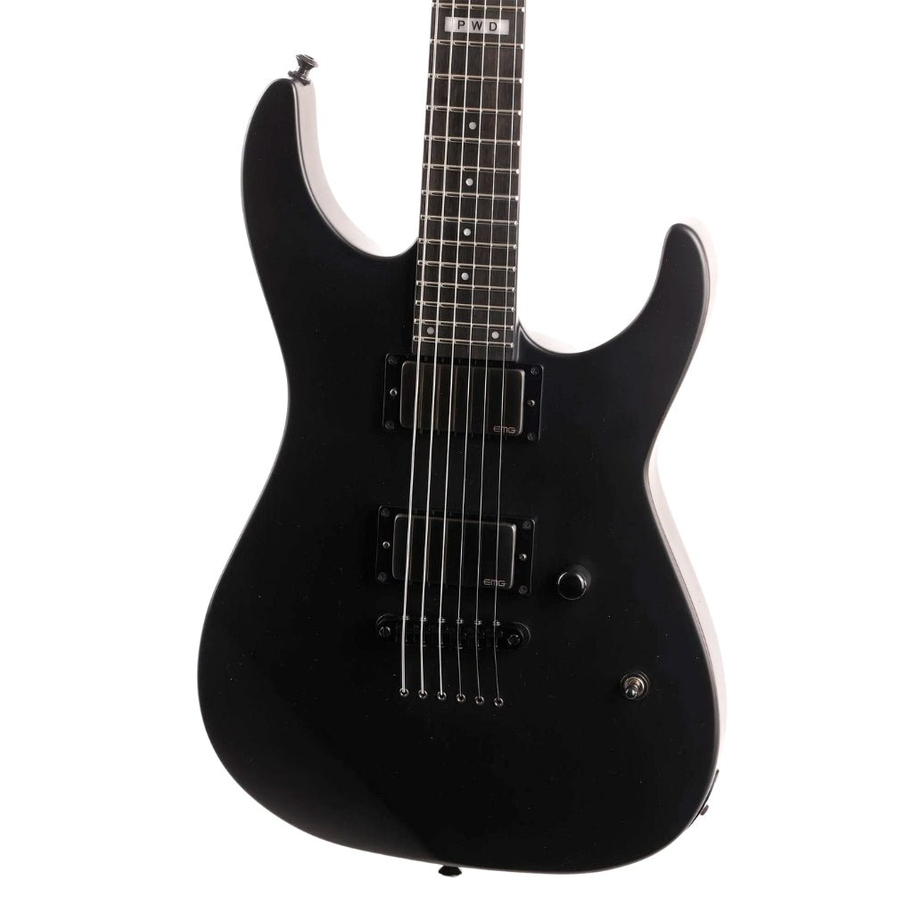 ESP LTD JL-600 Jeff Ling Signature Electric Guitar - Black Satin Electric Guitars Sky Music