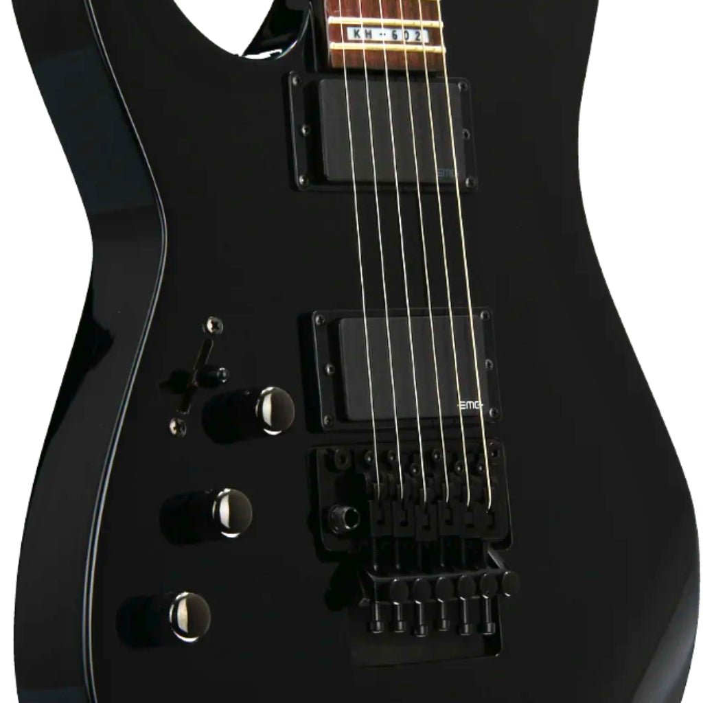 ESP LTD KH-602LH Kirk Hammett Signature Left Handed Electric Guitar - Black Electric Guitars Sky Music