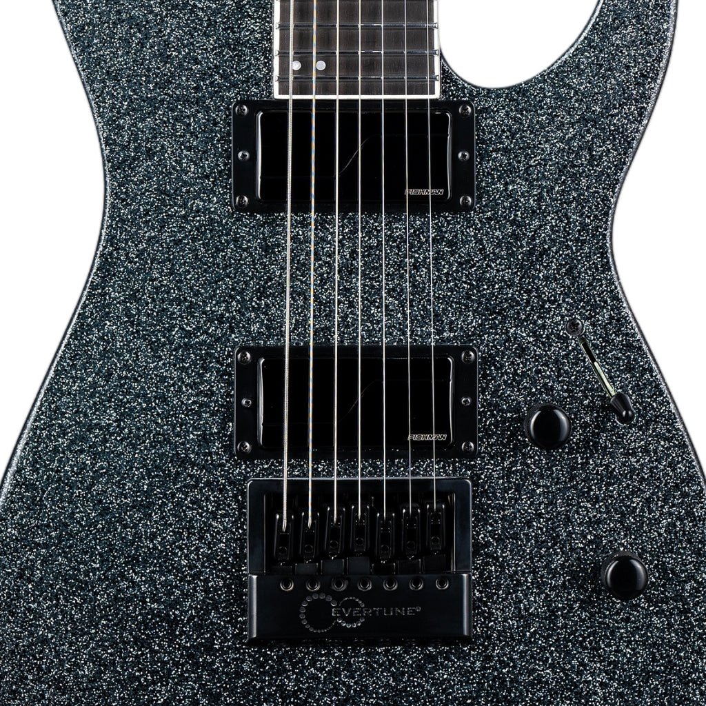 ESP LTD M-1007 Baritone Evertune Electric Guitar - Granite Sparkle Electric Guitars Sky Music