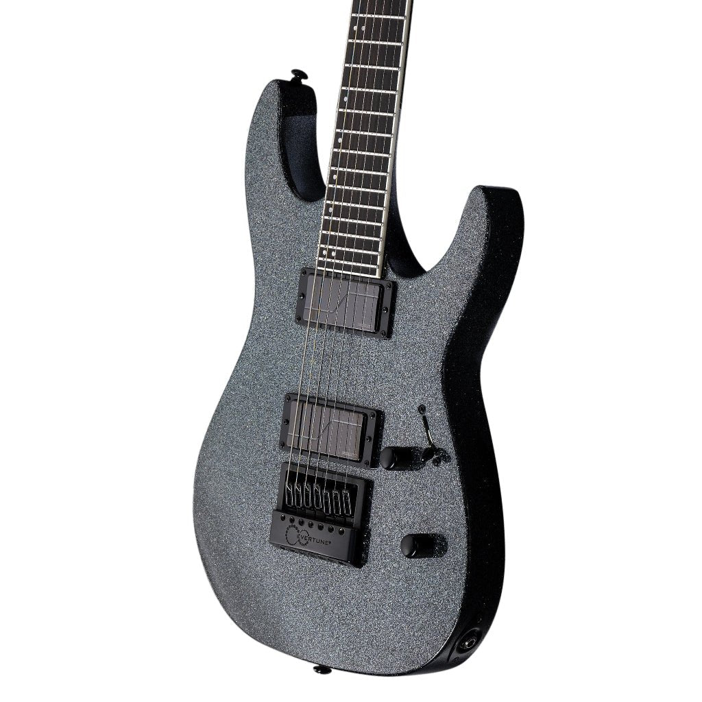 ESP LTD M-1007 Baritone Evertune Electric Guitar - Granite Sparkle Electric Guitars Sky Music