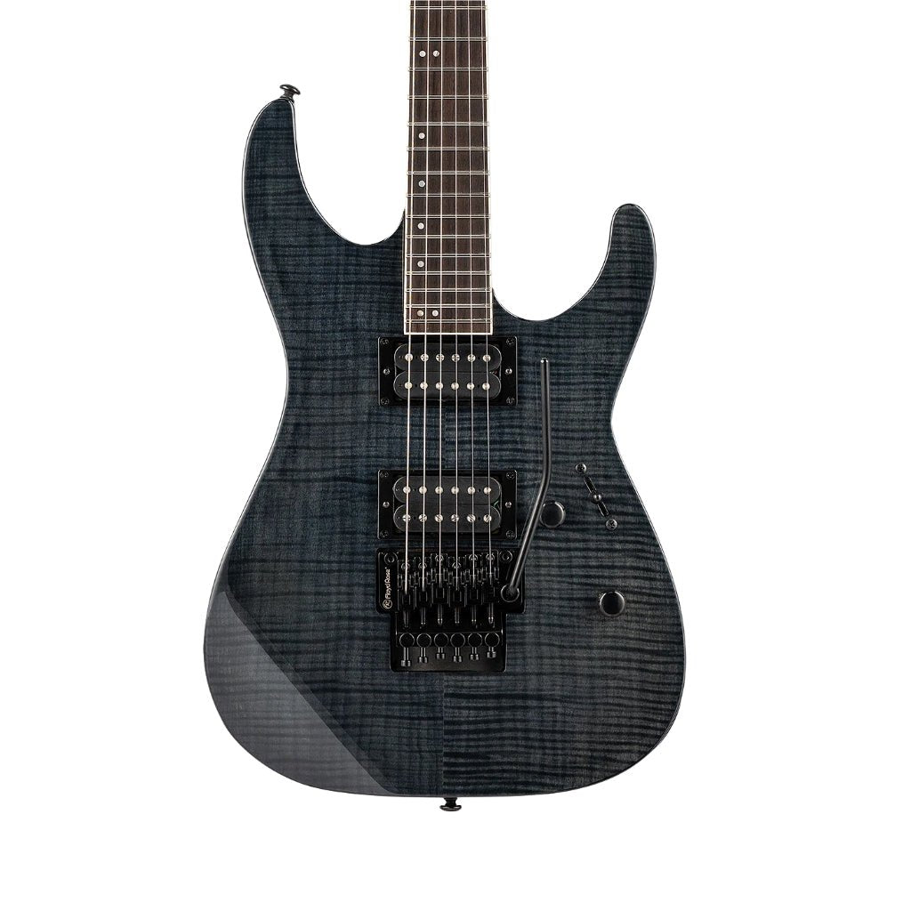 ESP LTD M-200FM Flamed Maple Top Electric Guitar - See Thru Black Electric Guitars Sky Music