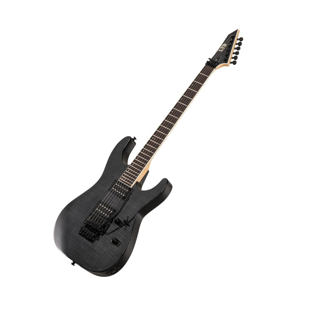 ESP LTD M-200FM Flamed Maple Top Electric Guitar - See Thru Black Electric Guitars Sky Music