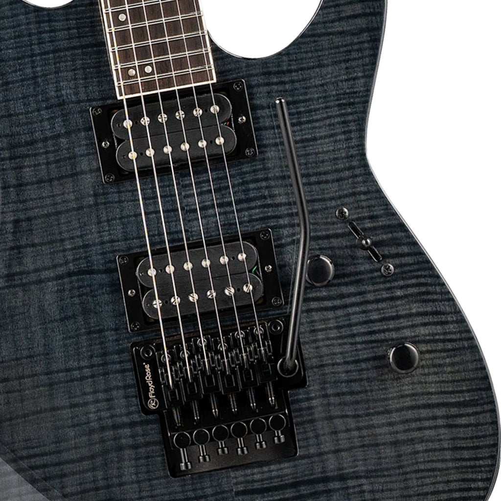 ESP LTD M-200FM Flamed Maple Top Electric Guitar - See Thru Black Electric Guitars Sky Music