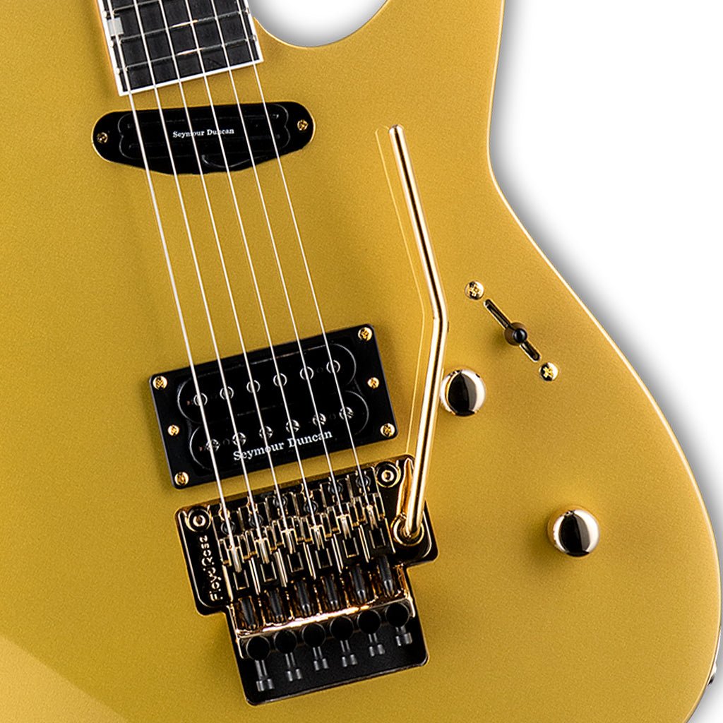 ESP LTD Mirage DX87 In Metallic Gold Electric Guitars Sky Music