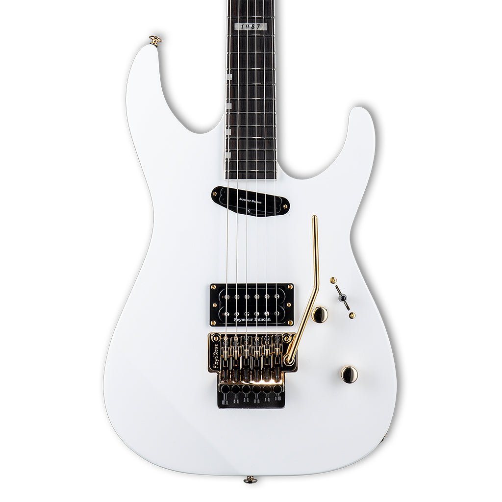 ESP LTD Mirage DX87 In Snow White Electric Guitars Sky Music