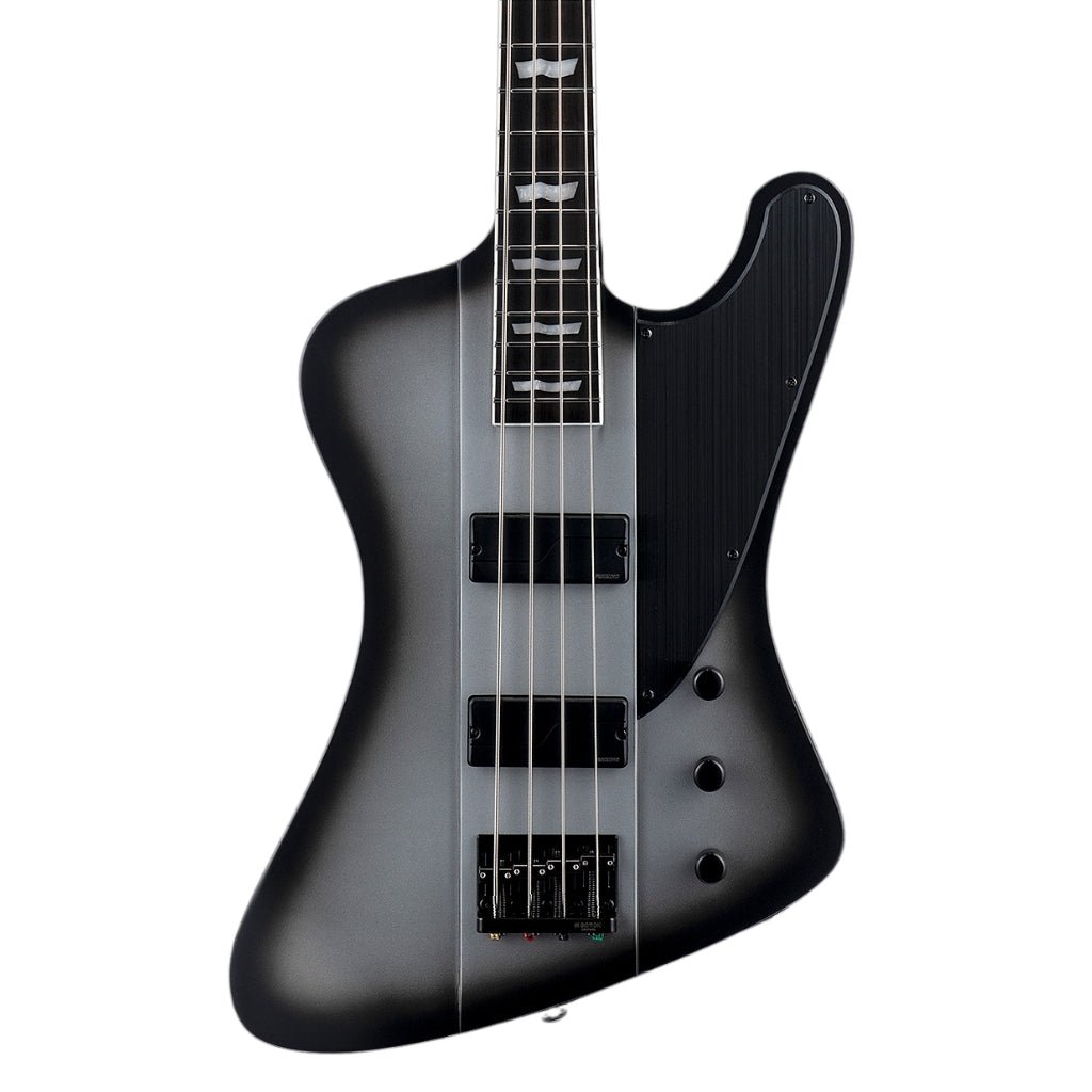 ESP LTD Phoenix 1004 Bass Guitar - Silver Sunburst Satin Bass Guitars Sky Music