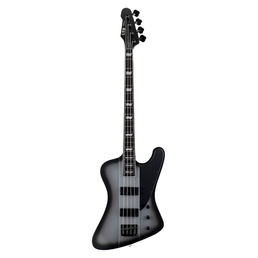 ESP LTD Phoenix 1004 Bass Guitar - Silver Sunburst Satin Bass Guitars Sky Music