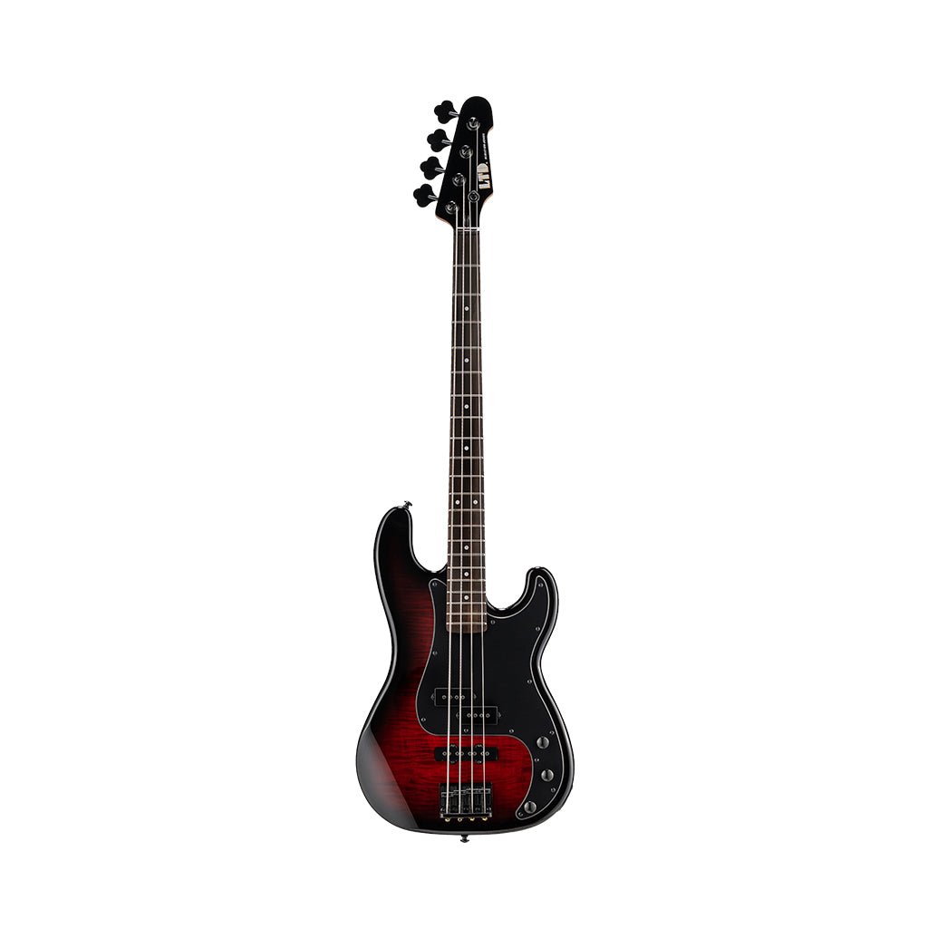 ESP LTD Surveyor 204 Bass Guitar - Red Burst Bass Guitars Sky Music