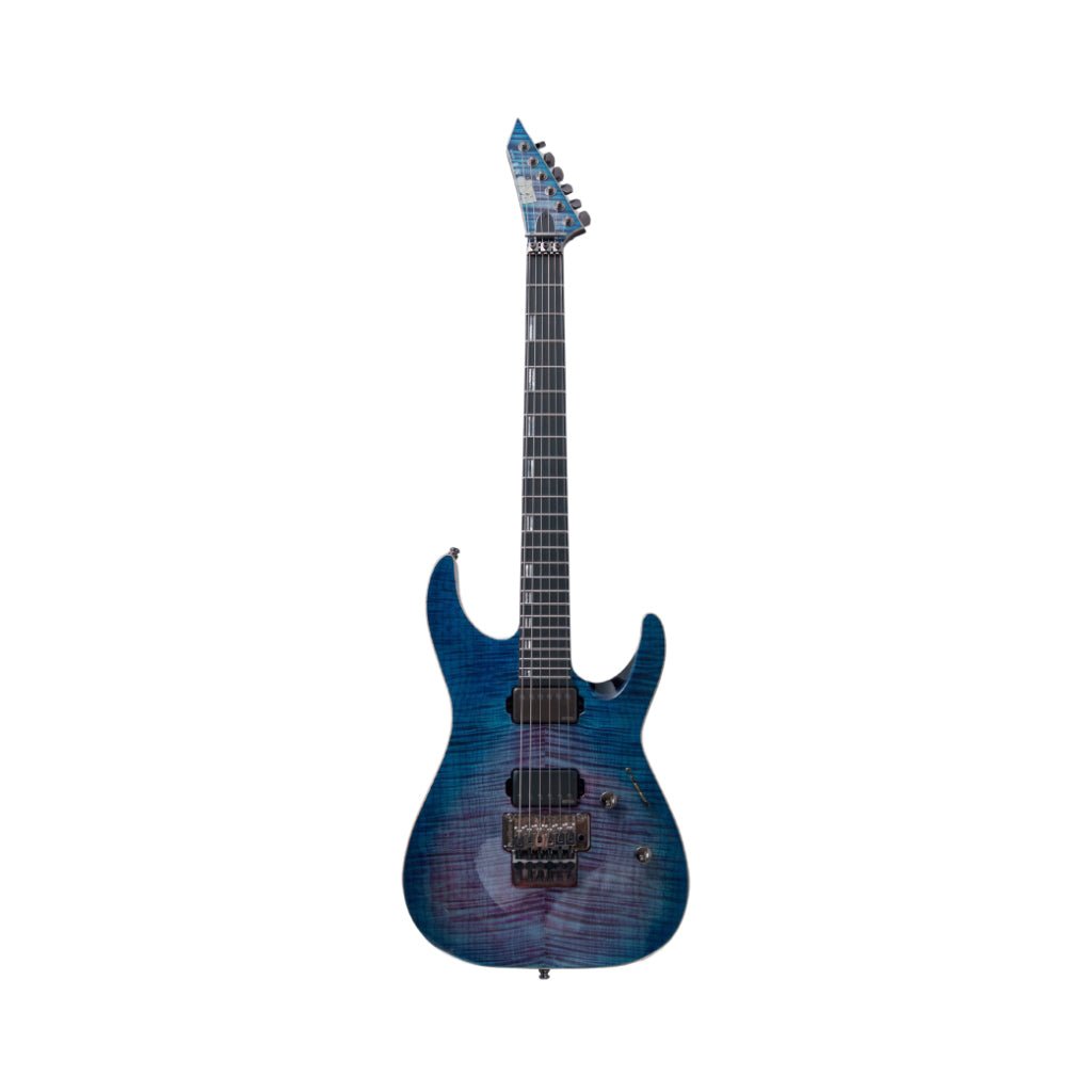 ESP Original M-II CTM FM FR Electric Guitar - Indigo Purple Sunburst Electric Guitars Sky Music