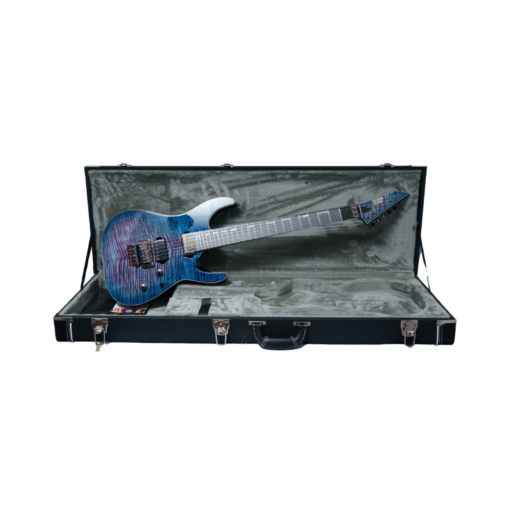 ESP Original M-II CTM FM FR Electric Guitar - Indigo Purple Sunburst Electric Guitars Sky Music