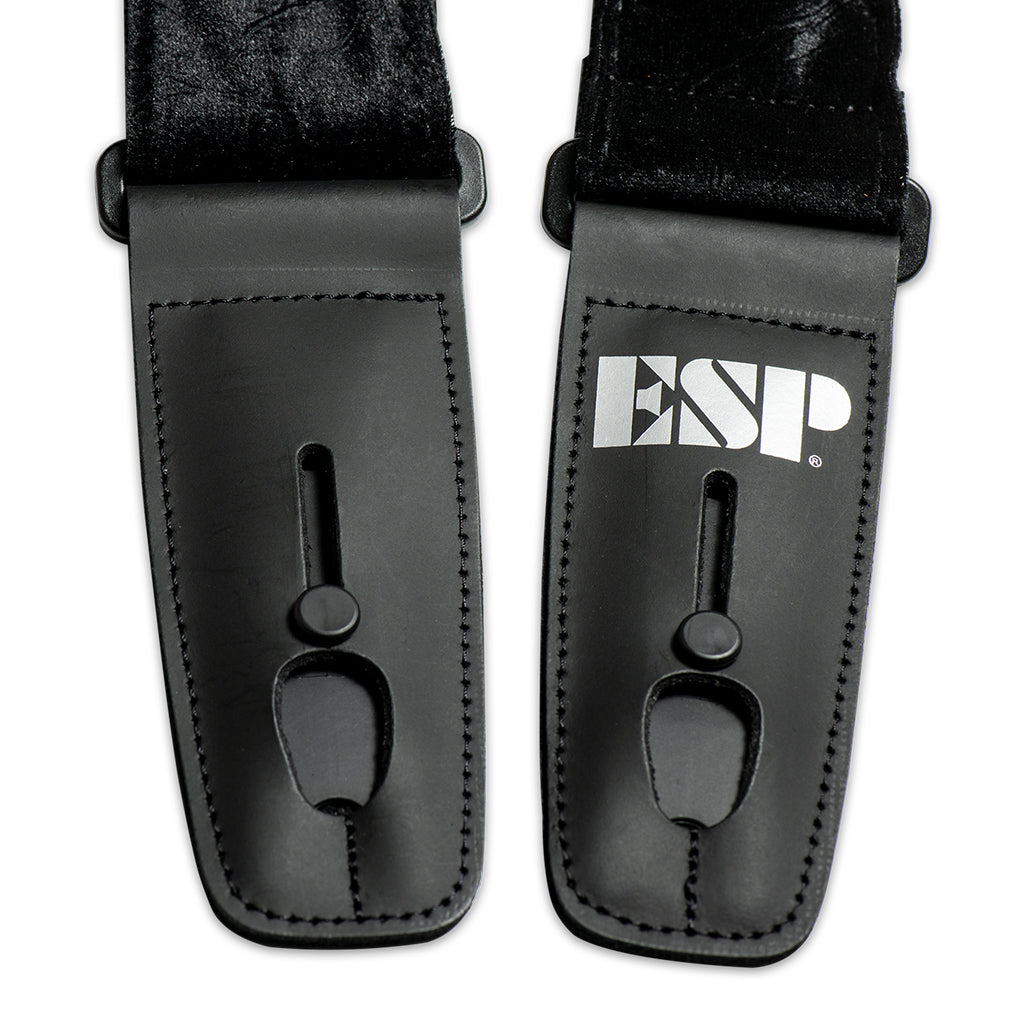 ESP Lock it Strap 2'' Crushed Velvet Black