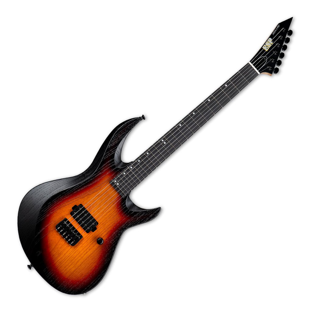 ESP USA HDX-1 Limited Edition Electric Guitar - 3-Tone Sunburst, Open Grain Satin Electric Guitars Sky Music
