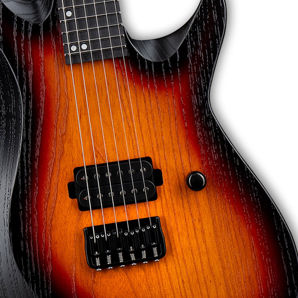 ESP USA HDX-1 Limited Edition Electric Guitar - 3-Tone Sunburst, Open Grain Satin Electric Guitars Sky Music