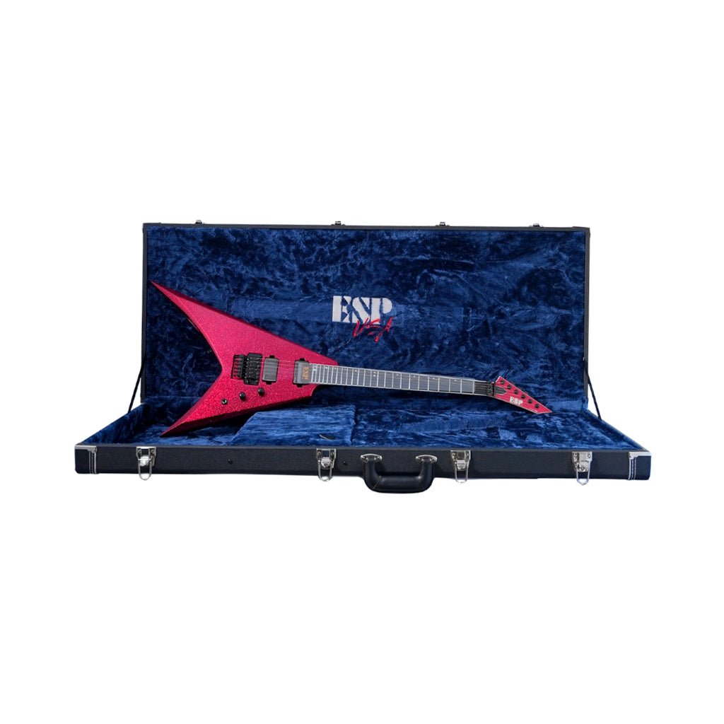 ESP USA V-II FR Electric Guitar - Red Sparkle Electric Guitars Sky Music