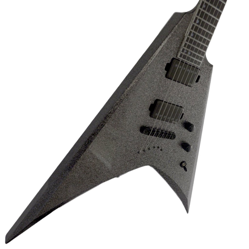 ESP USA V-II Neck-Thru w/EMG Pickups Electric Guitar - Black Sparkle Electric Guitars Sky Music