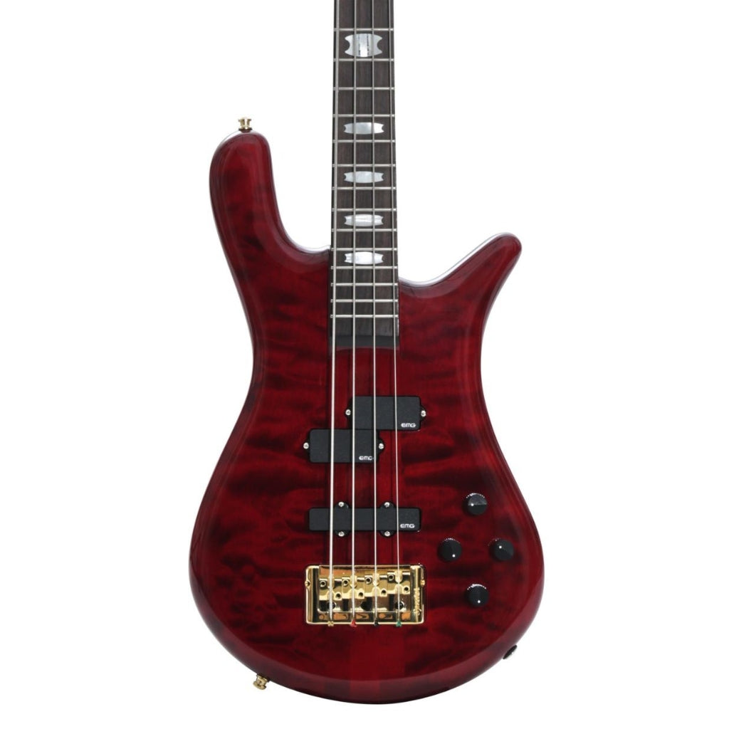 Spector - Euro 4 LX Bass Guitar - Black Cherry Gloss