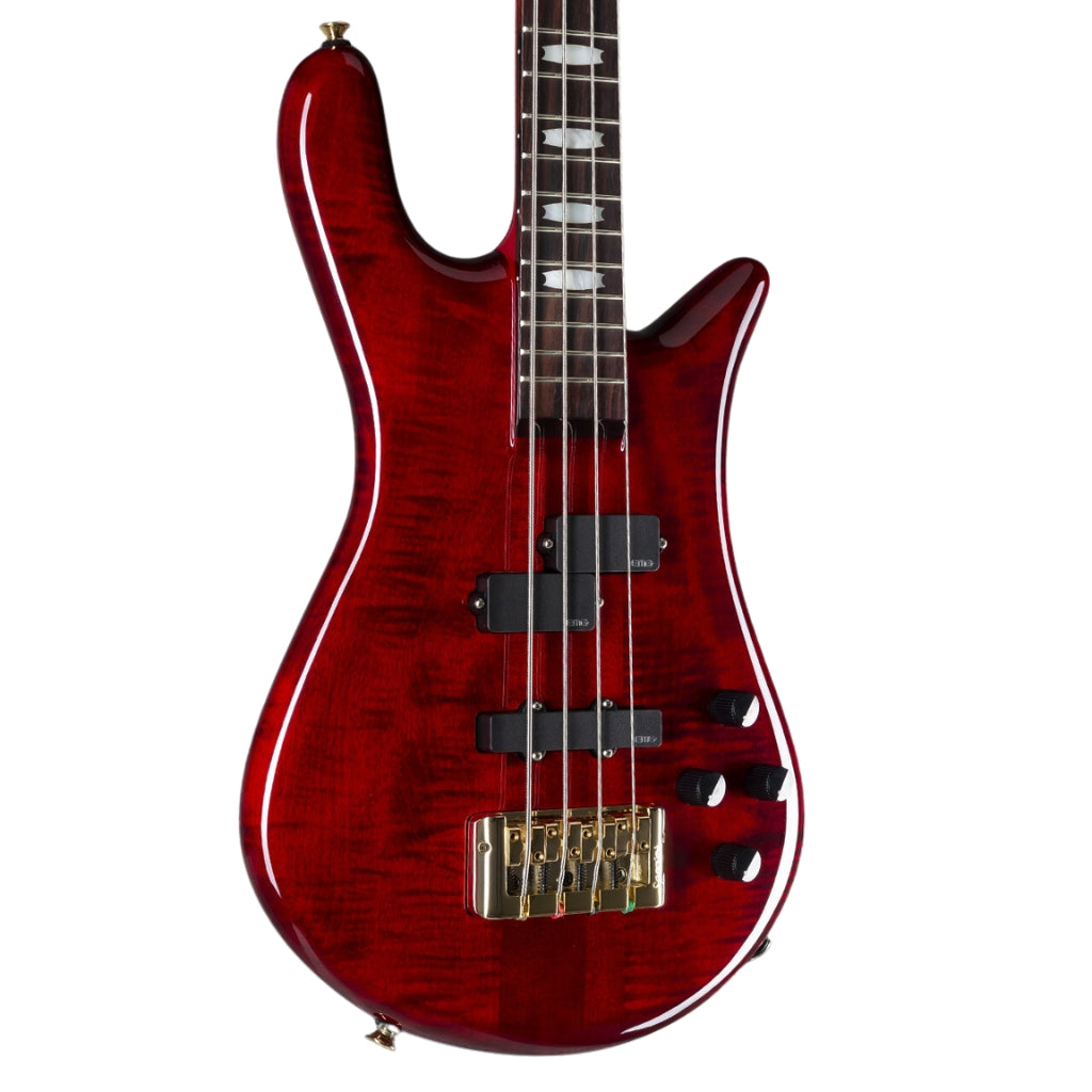 Spector Euro 4 LX Bass Guitar - Black Cherry Gloss - Sky Music