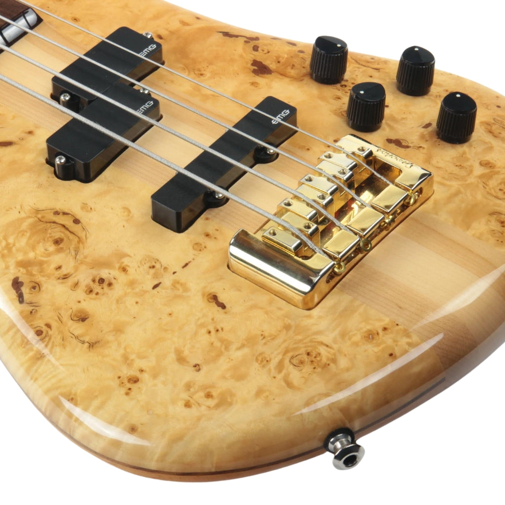 Spector - Euro 4 LX Bass Guitar - Poplar Burl Natural