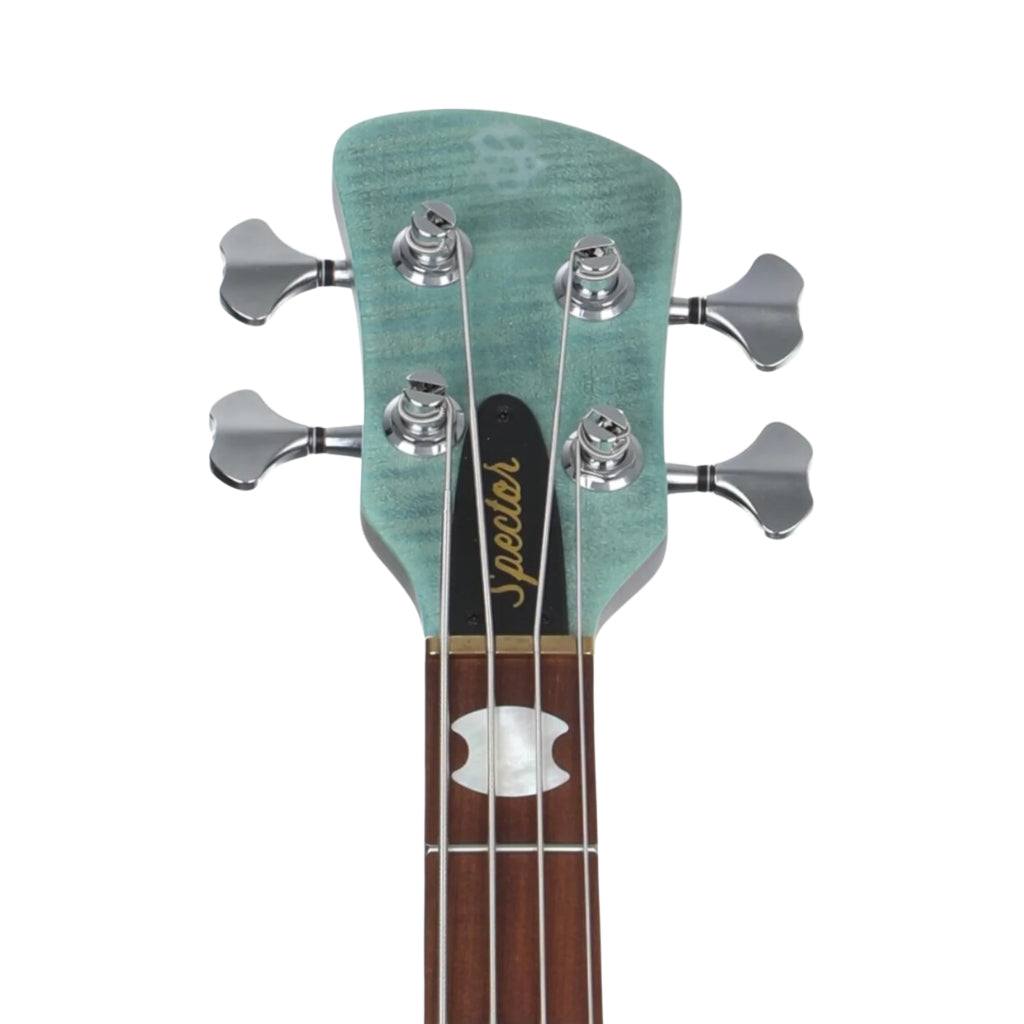 Spector - Euro 4 Roasted Bass Guitar - Turquoise Tide