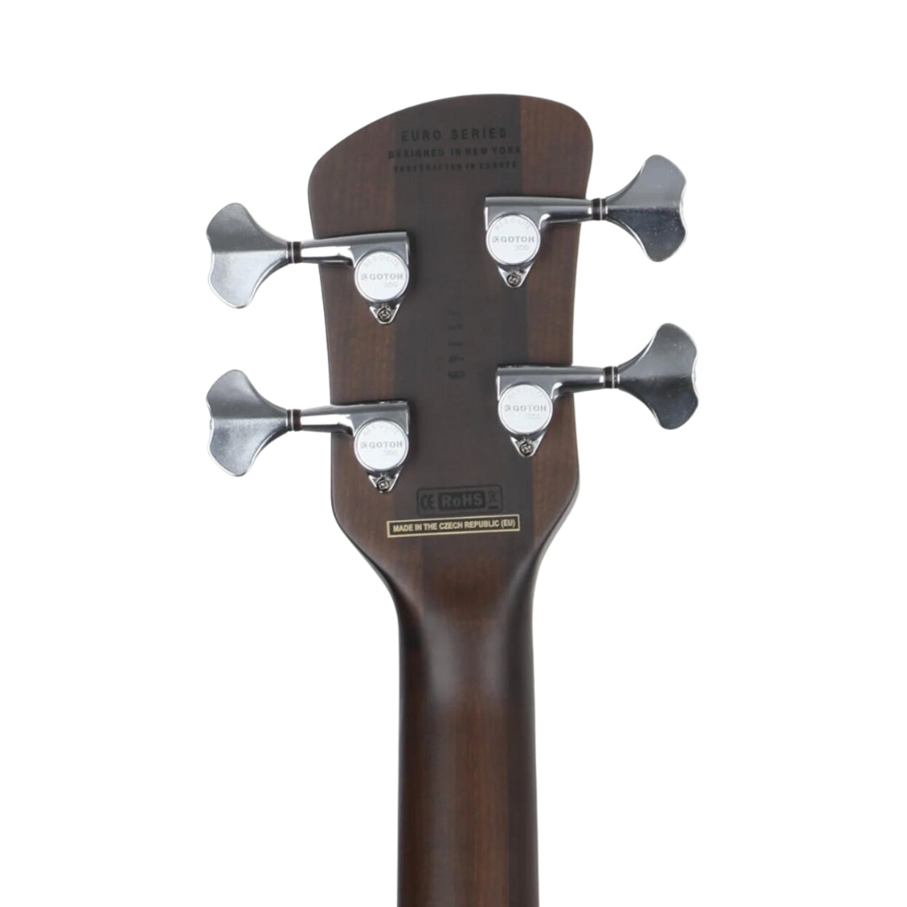 Spector - Euro 4 Roasted Bass Guitar - Turquoise Tide